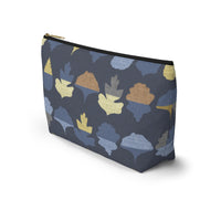Frond Accessory Pouch w T-bottom in Indigo